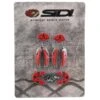 Sidi Replacement SRS Traction Pads For Dragon 2 & 3 Shoes (Red) (39-40)