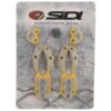Sidi SRS Replacement Traction Pads For Spider Shoes (Grey/Yellow) (38-40) 1 Sidi SRS Replacement Traction Pads For Spider Shoes (Grey/Yellow) (38-40) -Sidi 10929000384