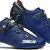Pair Of Sidi Wire 2 Carbon Shoes Blue Matt