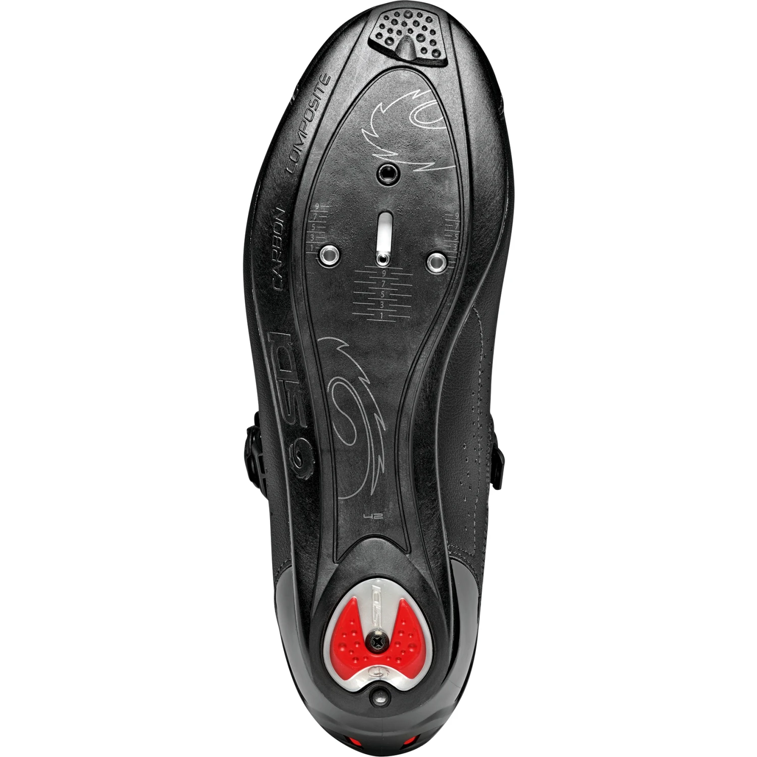 Sidi Genius 10 Mega Road Shoes - Black/grey 4 Sidi Genius 10 Mega Road Shoes - Black/grey - Image 2