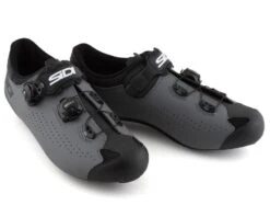 Sidi Genius 10 Mega Road Shoes (Black/Grey) (43.5) (Wide) -Sidi srs gxm bkgy 435 4