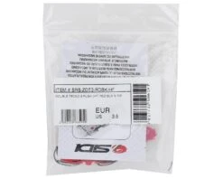 Sidi Shot/Tiger Double Tecno-3 Push Closure System (Red/Black) (Half Pair) -Sidi srs zdt3 rdbk hf 1